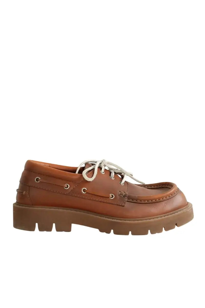 Chaussures à lacets Bottega Veneta Marron en Cuir, taille 43 - Seconde Main