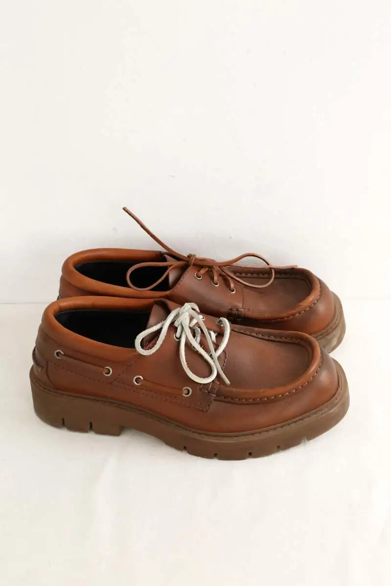 Chaussures à lacets Bottega Veneta Marron en Cuir