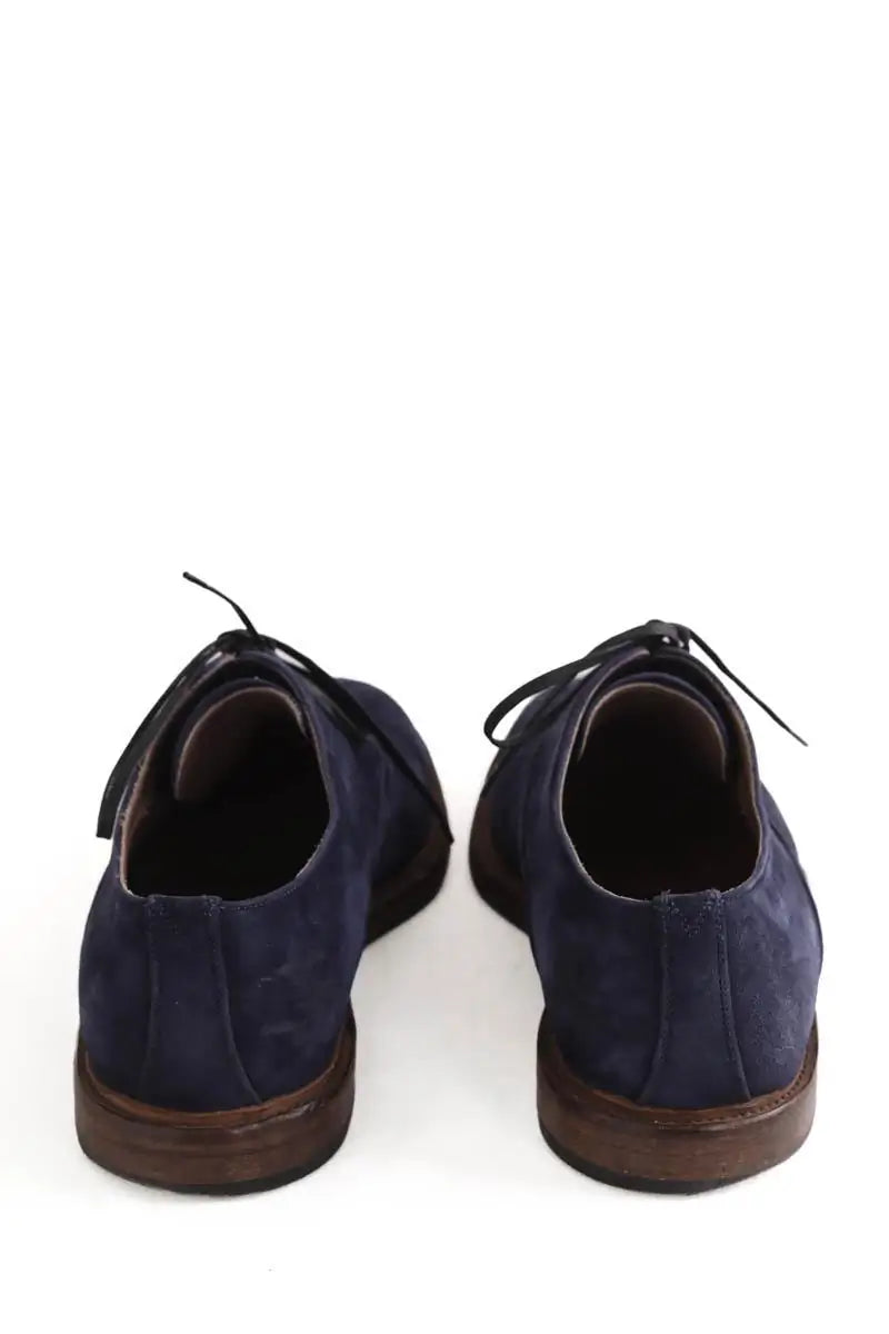 Chaussures à lacets Dolce & Gabbana Bleu en Daim