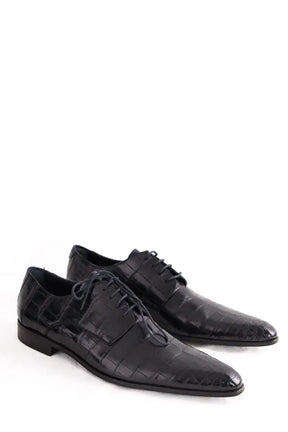 Chaussures à lacets Dolce & Gabbana Noir en Cuirs exotiques