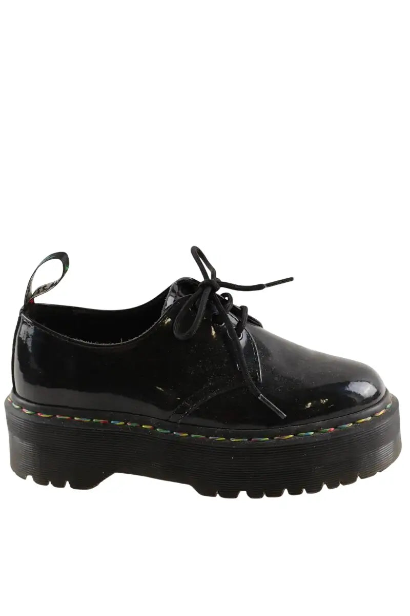 Chaussures à lacets Dr. Martens Noir en Cuir verni, taille 37 - Seconde Main