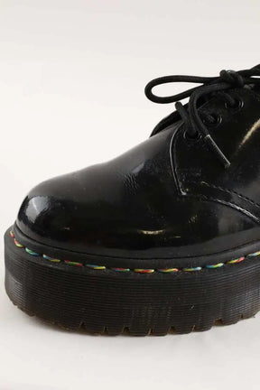 Chaussures à lacets Dr. Martens Noir en Cuir verni