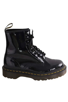 Chaussures à lacets Dr. Martens Noir en Cuir verni, taille 38 - Seconde Main