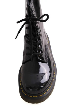 Chaussures à lacets Dr. Martens Noir en Cuir verni