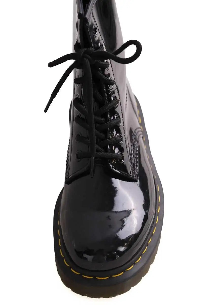 Chaussures à lacets Dr. Martens Noir en Cuir verni