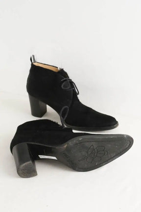 Chaussures à lacets Free Lance Noir en Fausse fourrure