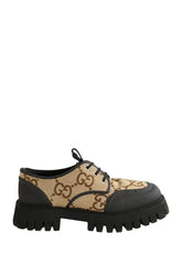 Chaussures à lacets Gucci Maxi GG Beige en Tissu, taille 41 - Seconde Main