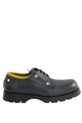Chaussures à lacets Jil Sander Vert en Cuir, taille 43 - Seconde Main