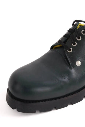 Chaussures à lacets Jil Sander Vert en Cuir