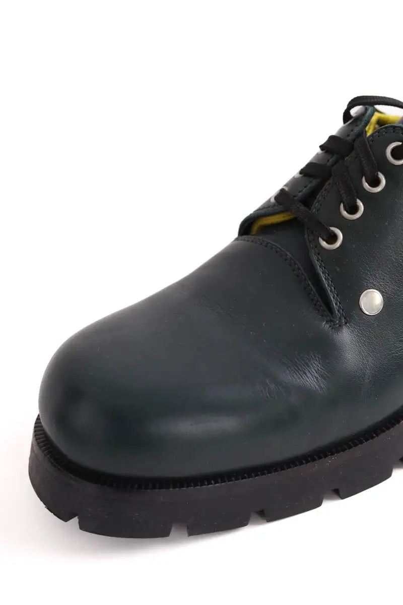 Chaussures à lacets Jil Sander Vert en Cuir