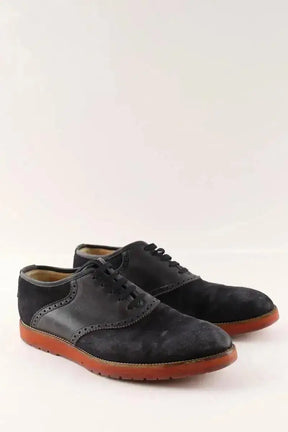 Chaussures à lacets Louis Vuitton Bleu en Daim