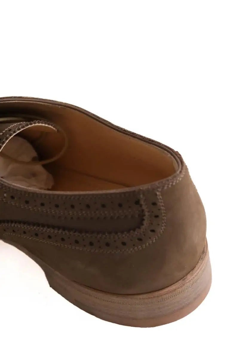 Chaussures à lacets Louis Vuitton Kaki en Cuir