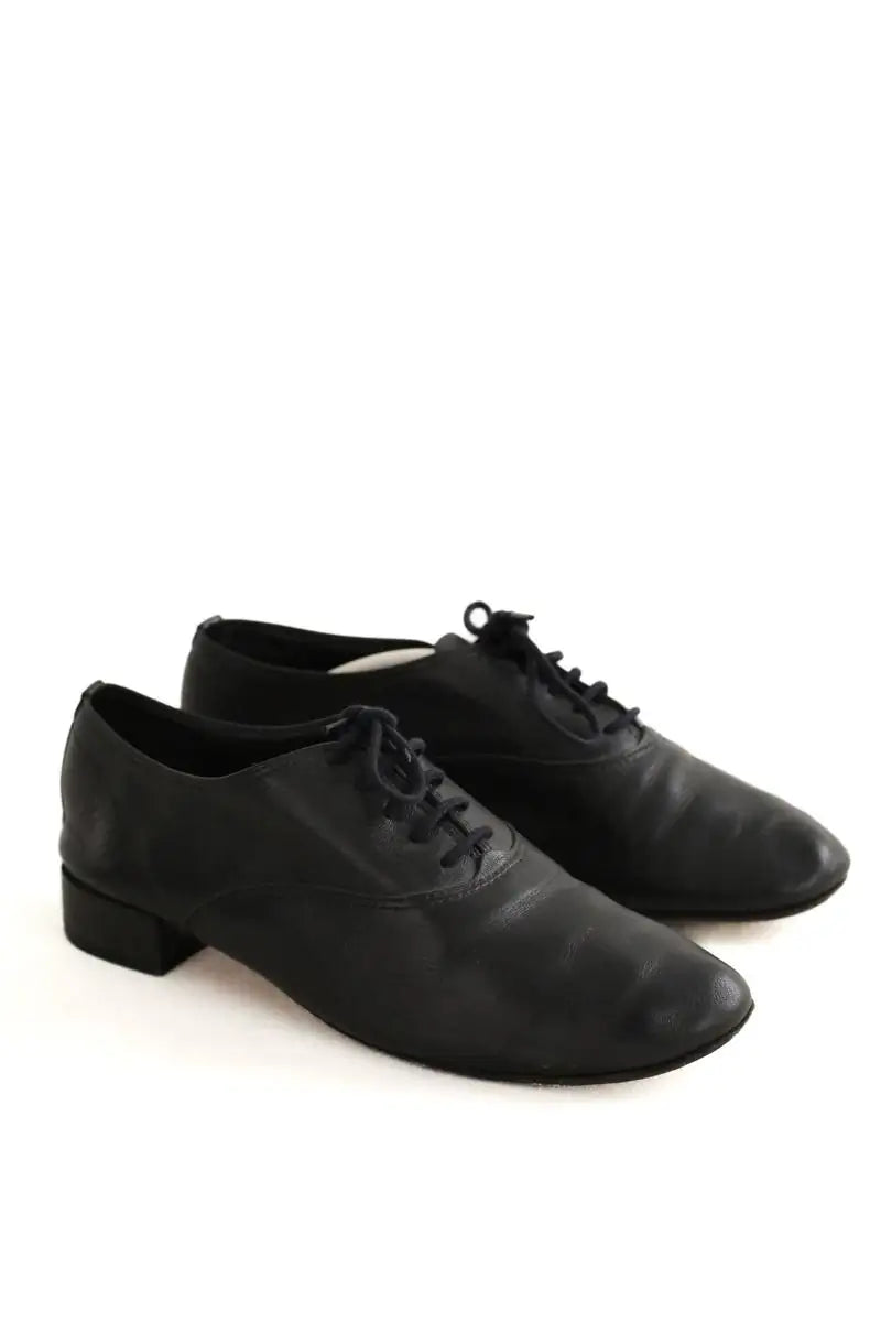 Chaussures à lacets Repetto Noir en Cuir