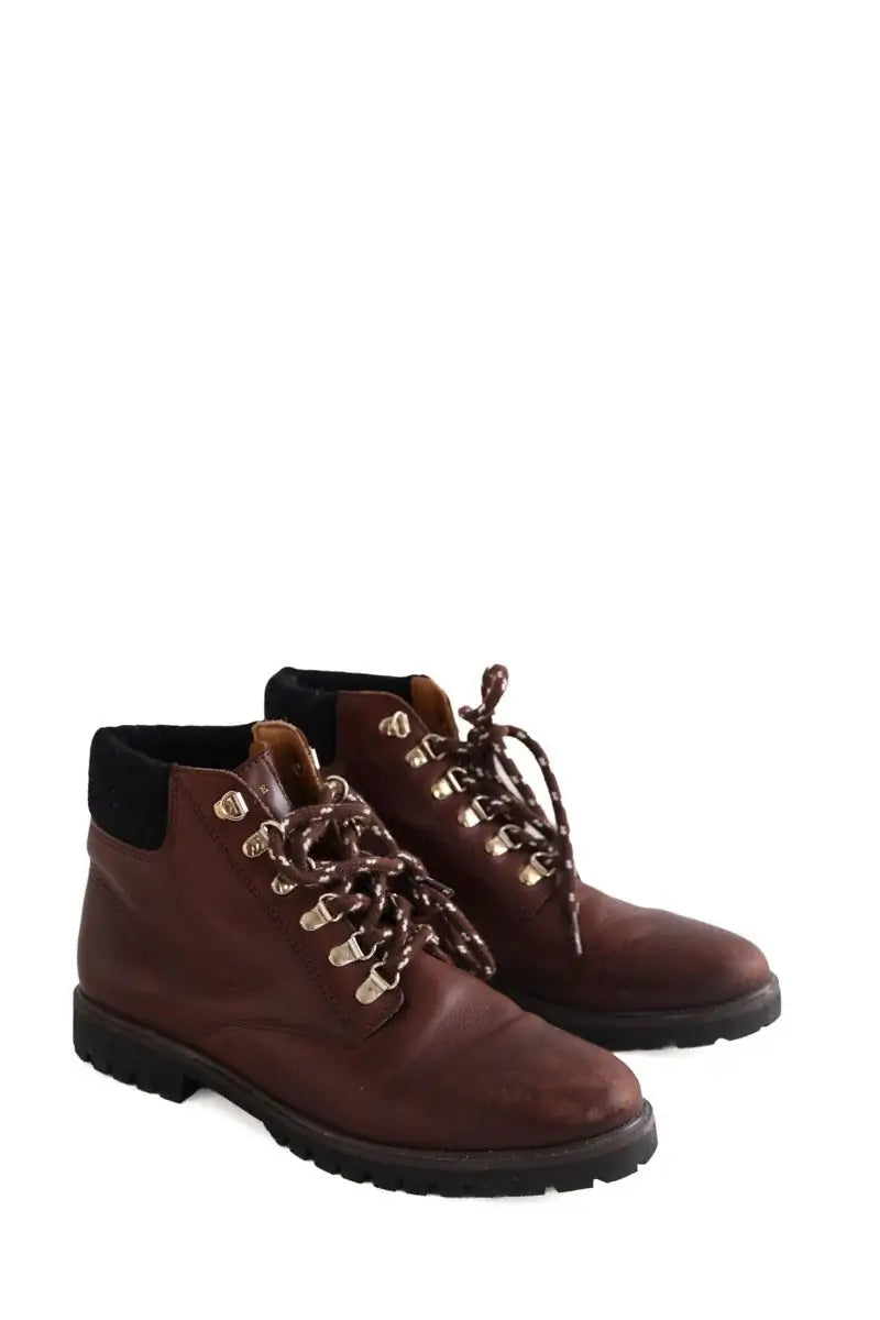 Chaussures à lacets Sézane Marron en Cuir