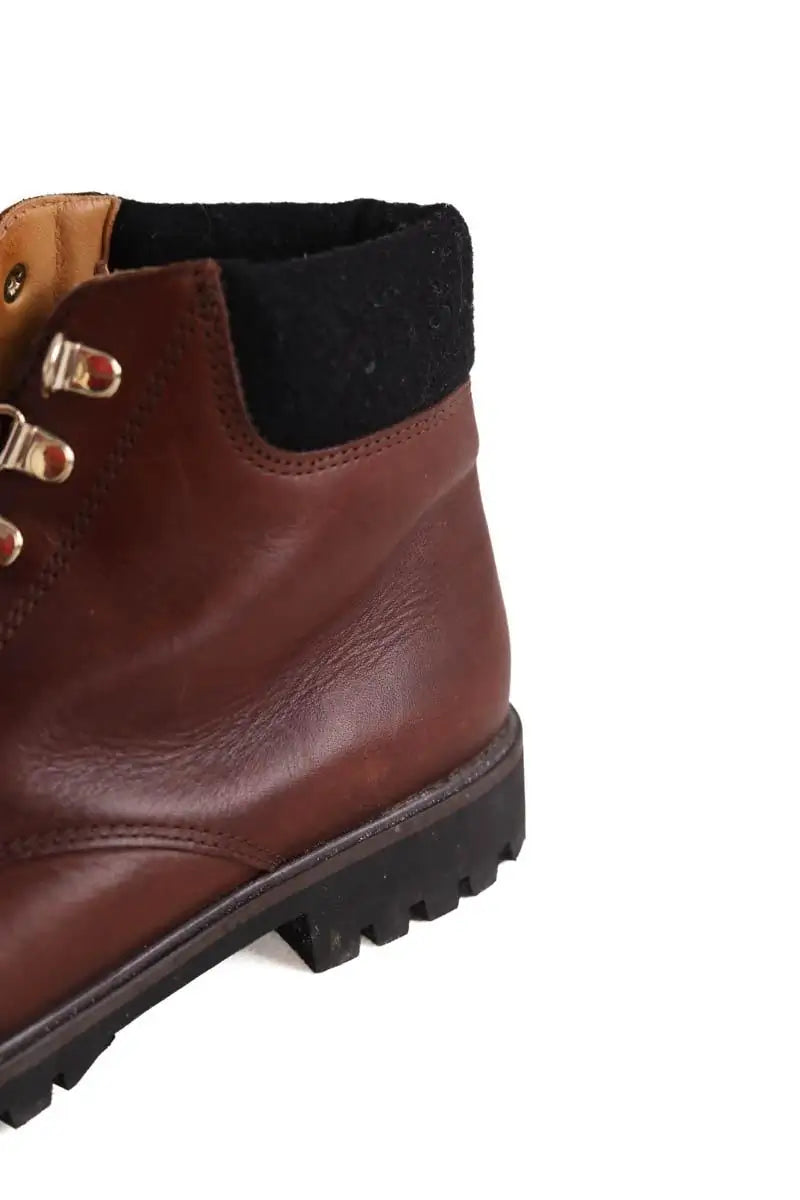 Chaussures à lacets Sézane Marron en Cuir