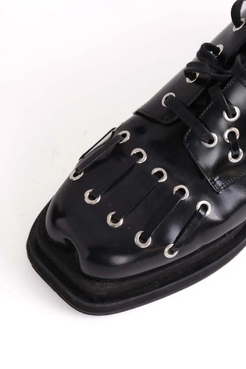Chaussures à lacets Simone Rocha Noir en Cuir