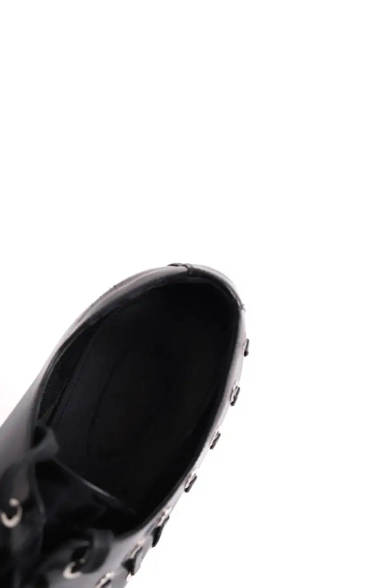 Chaussures à lacets Simone Rocha Noir en Cuir