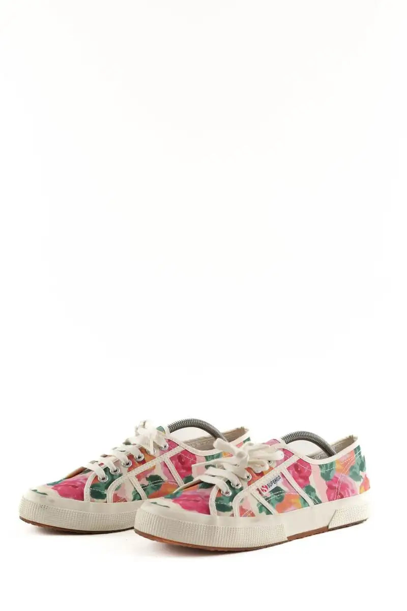 Chaussures à lacets Superga Multicolore en Tissu