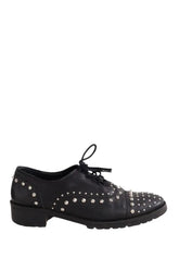 Chaussures à lacets The Kooples Noir en Cuir, taille 37 - Seconde Main