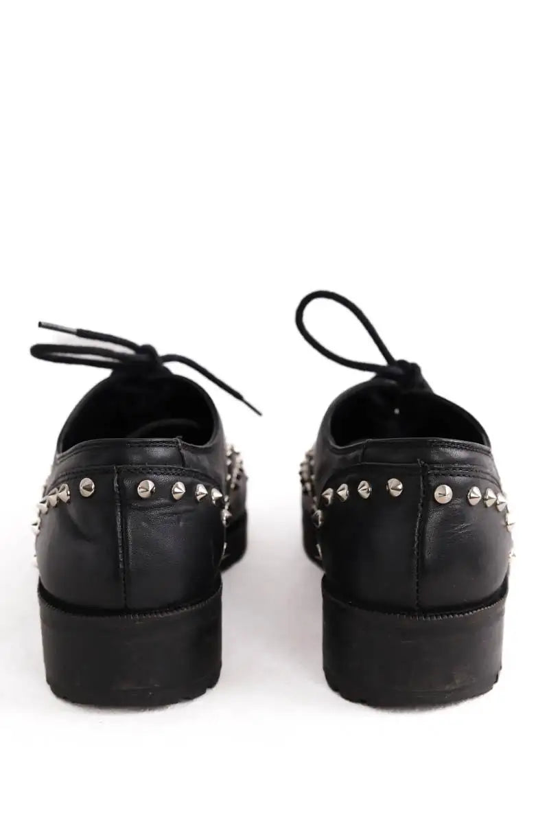 Chaussures à lacets The Kooples Noir en Cuir