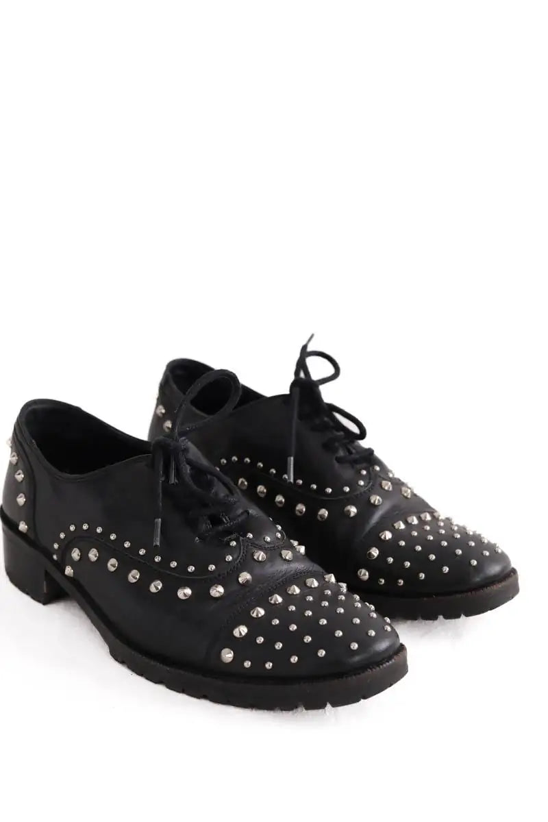 Chaussures à lacets The Kooples Noir en Cuir