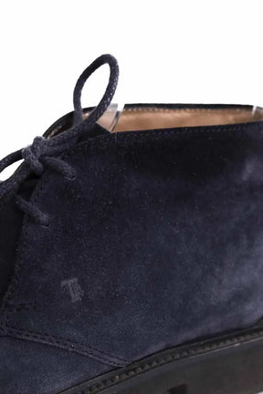 Chaussures à lacets Tod's Marine en Daim
