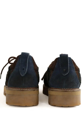 Chaussures à lacets Viga Marron en Daim