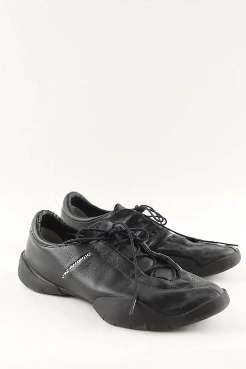 Chaussures à lacets Y-3 Noir en Cuir