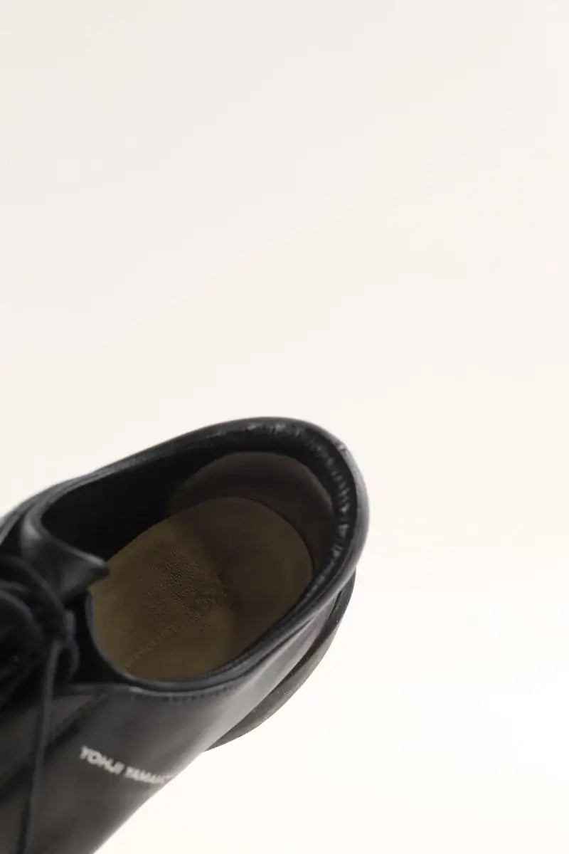 Chaussures à lacets Y-3 Noir en Cuir