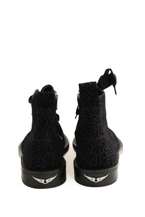 Chaussures à lacets Zadig & Voltaire Noir en Cuir