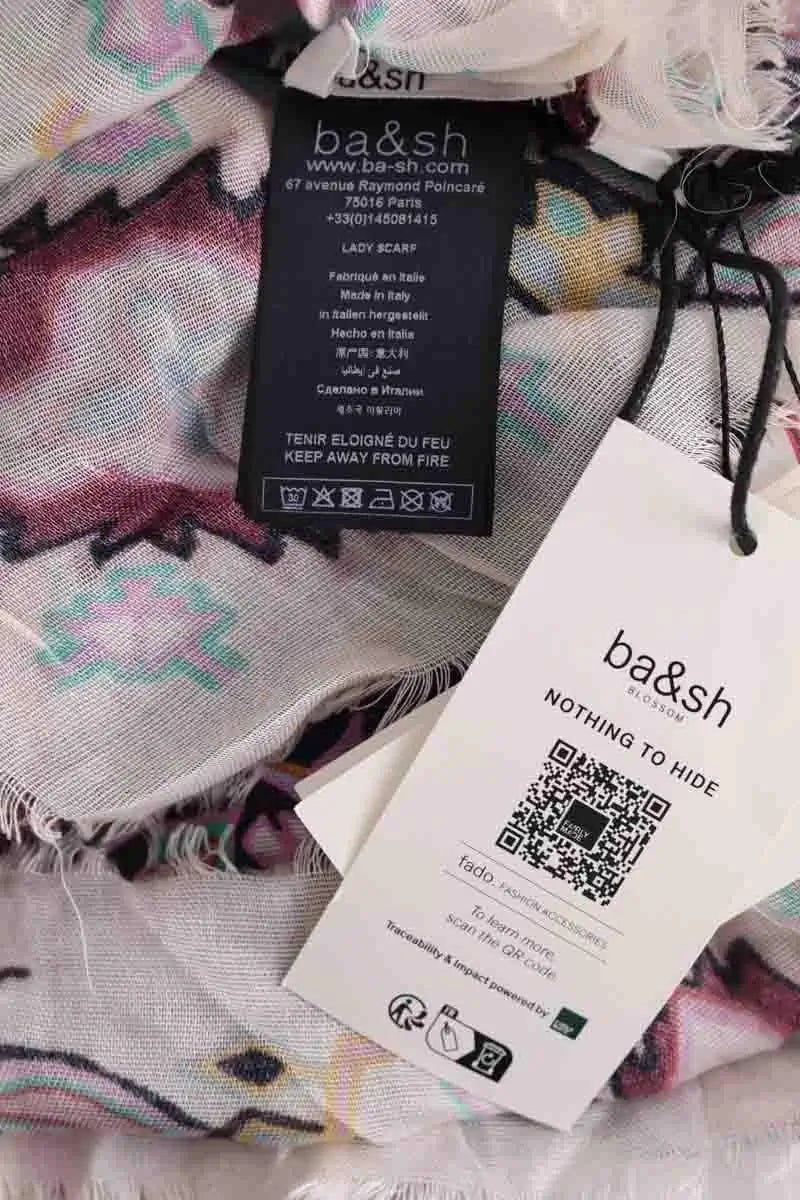 Chèche Ba&Sh Violet en Viscose