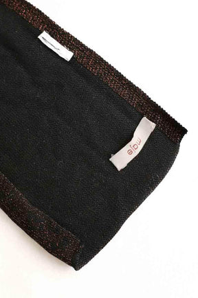 Chèche Maje Noir en Coton