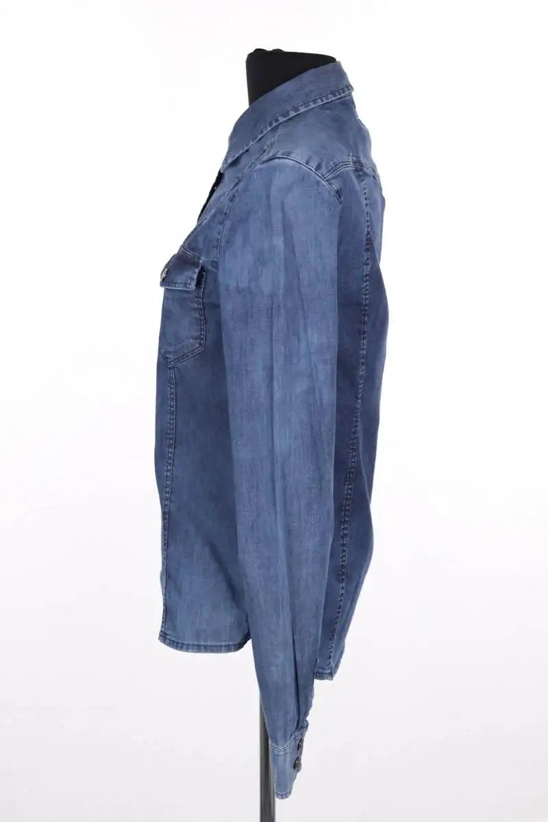 Chemise 7 For All Mankind Bleu en Coton