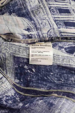 Chemise Acne Studios Bleu en Lin