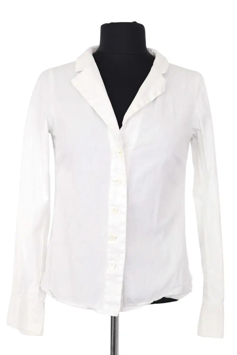 Chemise Agnès B. Blanc en Coton, taille S - Seconde Main
