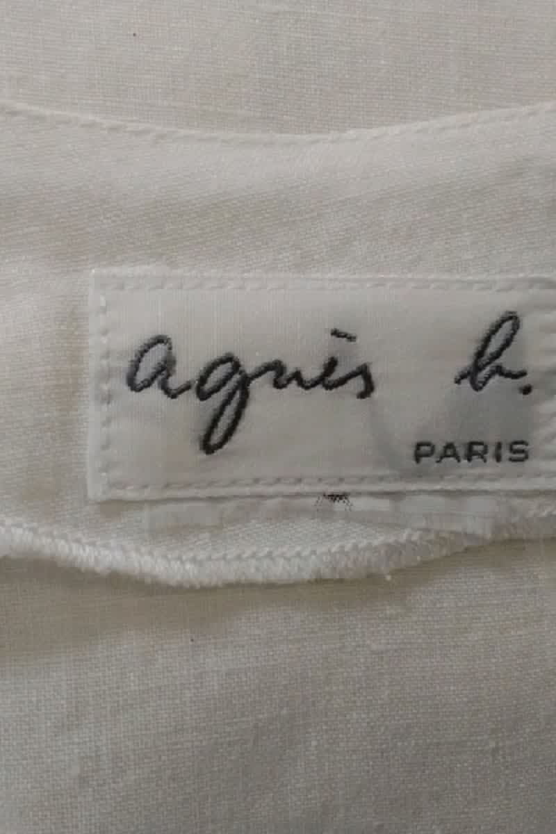 Chemise Agnès B. Blanc en Lin