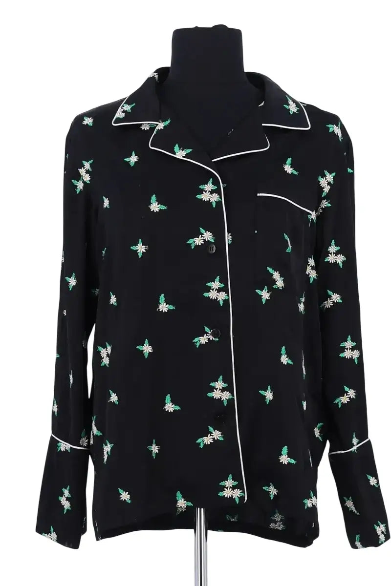 Chemise AKIRA NAKA Noir en Synthétique, taille S - Seconde Main