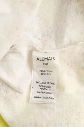 Chemise Alemais Jaune en Coton