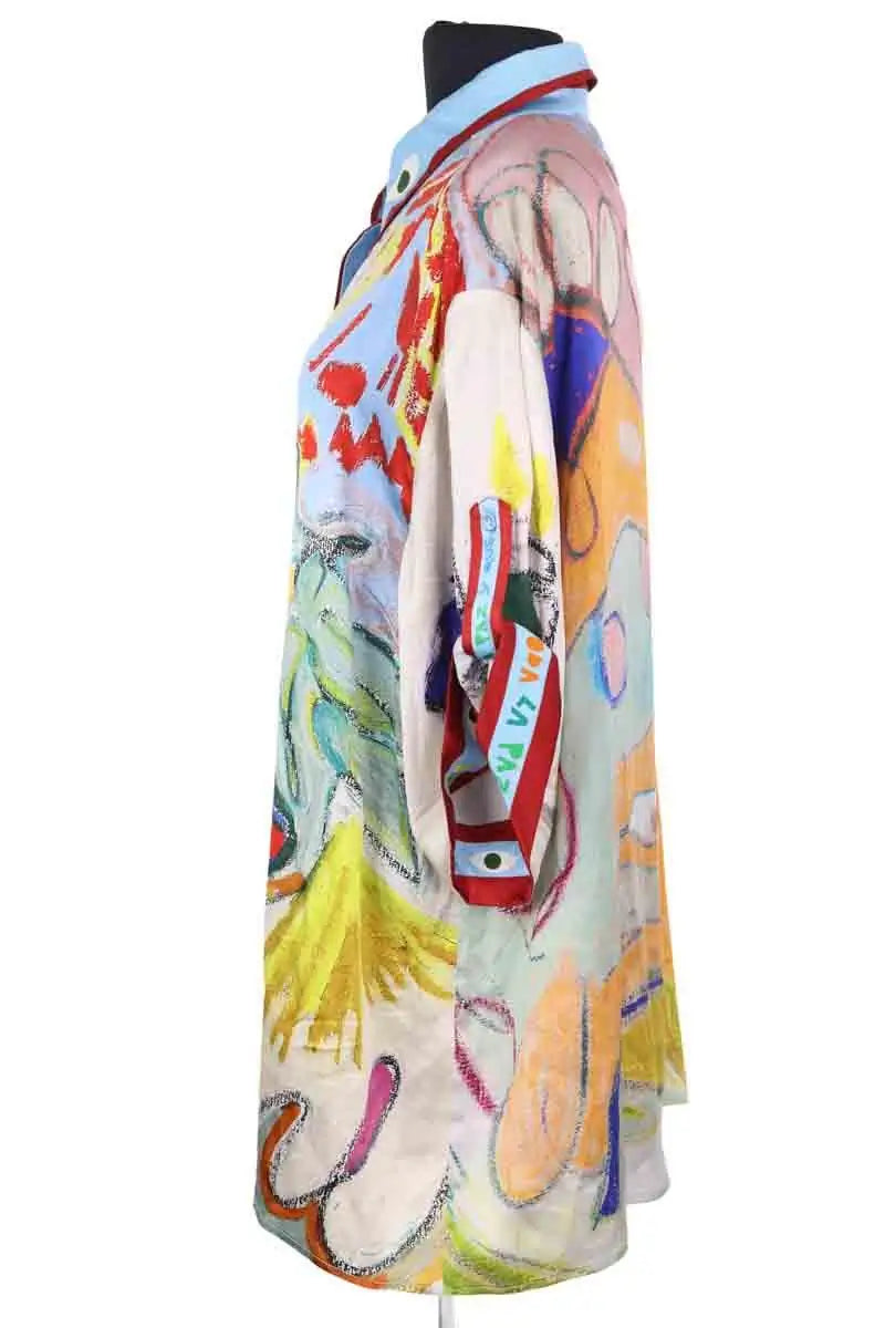 Chemise Alemais Multicolore en Soie