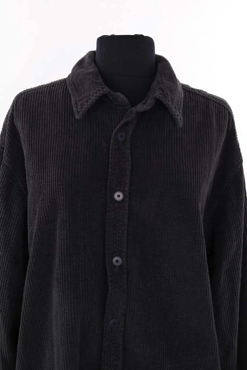 Chemise American Vintage Anthracite en Coton