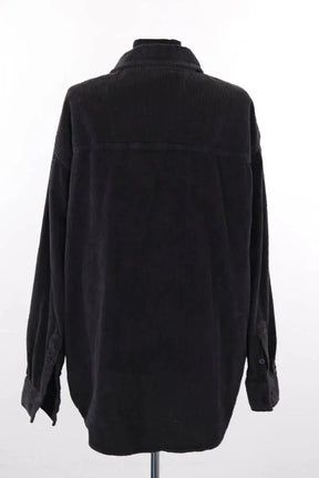 Chemise American Vintage Anthracite en Coton