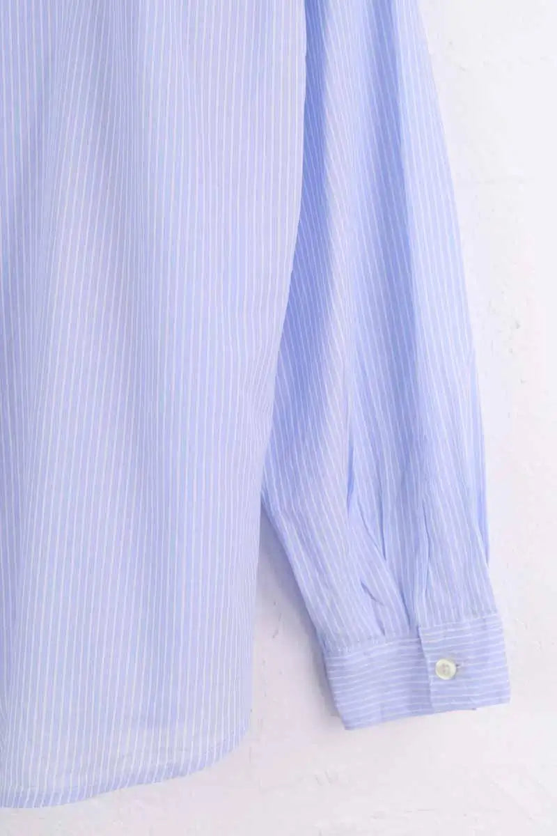 Chemise American Vintage Bleu en Coton
