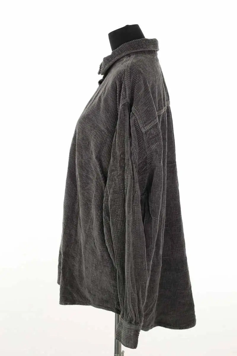 Chemise American Vintage Gris en Coton