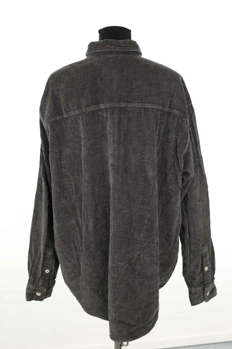 Chemise American Vintage Gris en Coton