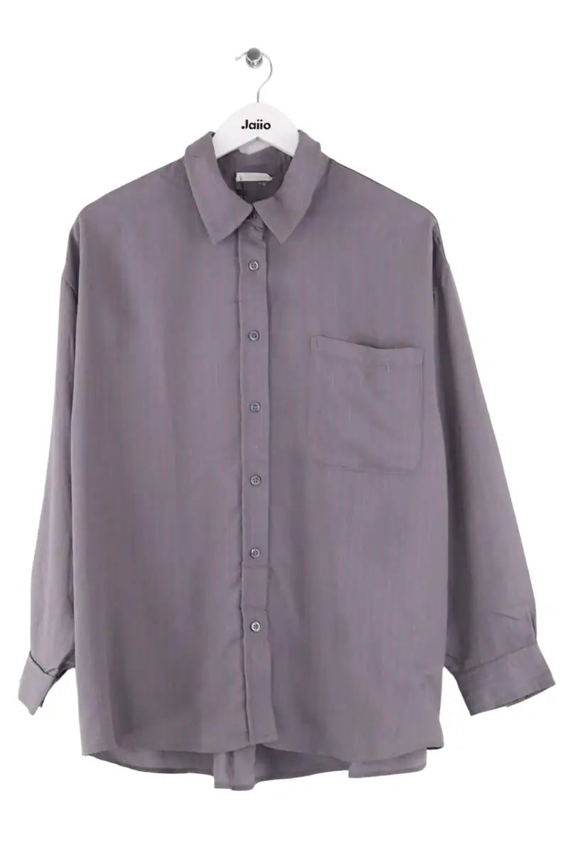 Chemise American Vintage Gris en Viscose, taille M - Seconde Main