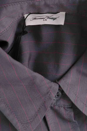 Chemise American Vintage Gris en Viscose