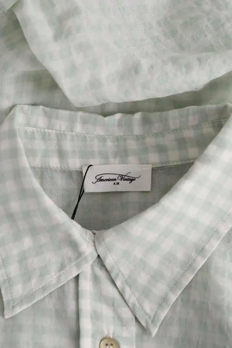 Chemise American Vintage Vert en Synthétique