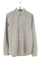 Chemise Ami Beige en Laine, taille M - Seconde Main