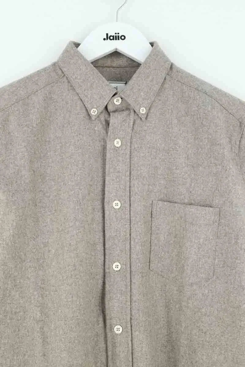 Chemise Ami Beige en Laine