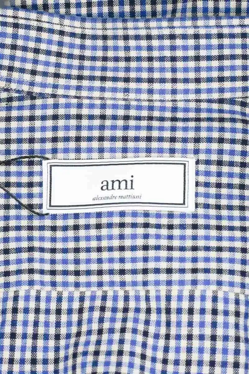 Chemise Ami Bleu en Coton